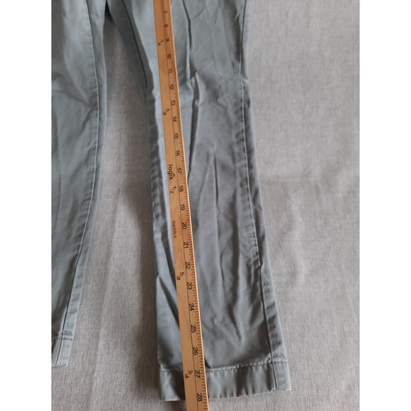 J.Crew Men 31x30 Broken In 484 Chino Pants Pure Cotton Gray Lined Straight Leg - Picture 6 of 9